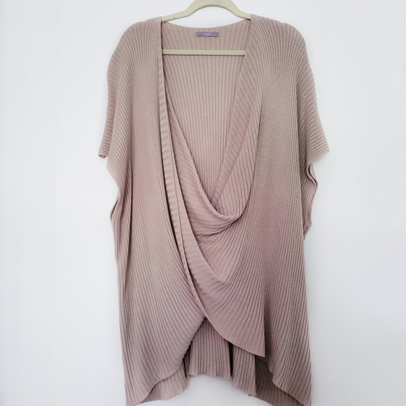 Tart Taja Ribbed Wrap Shawl Cardigan 💗 Size Medium Large - Picture 1 of 4
